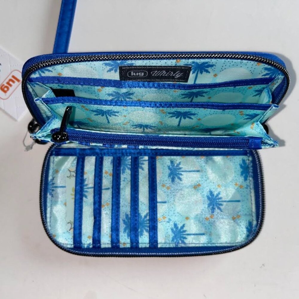 Lug Whirly RFID Wristlet Wallet Azure Blue - Picture 6 of 8
